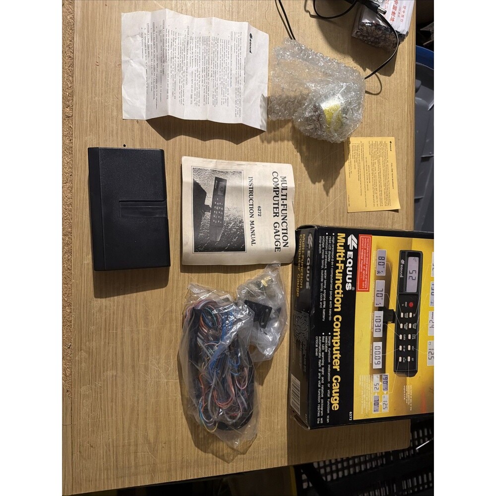 VINTAGE NEW NOS Equus Multi-Function Computer Gauge 6272